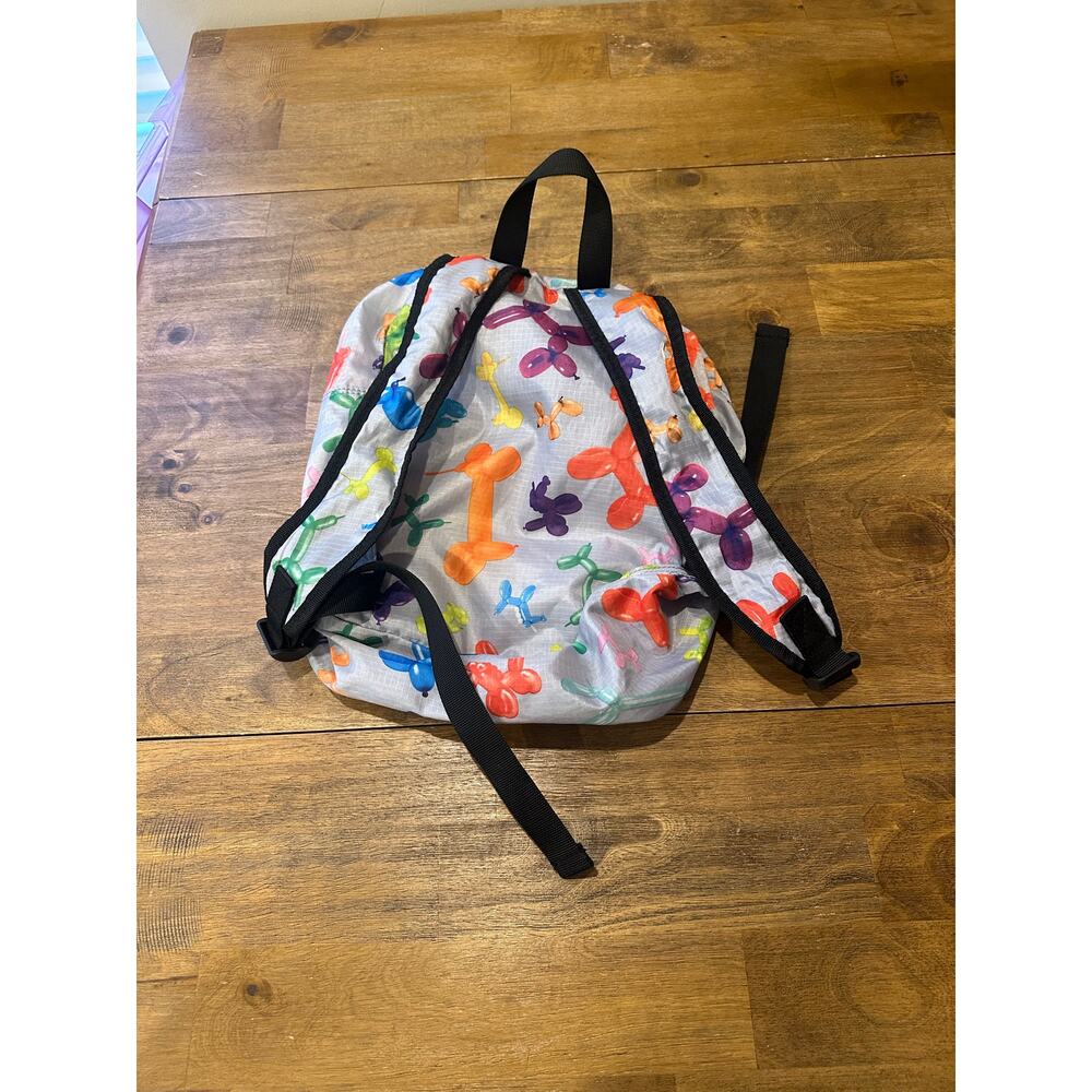 Kavu Balloon Dog Zoo Mini Bag Rare Backpack Petite Pack colorful grey - Picture 2 of 8
